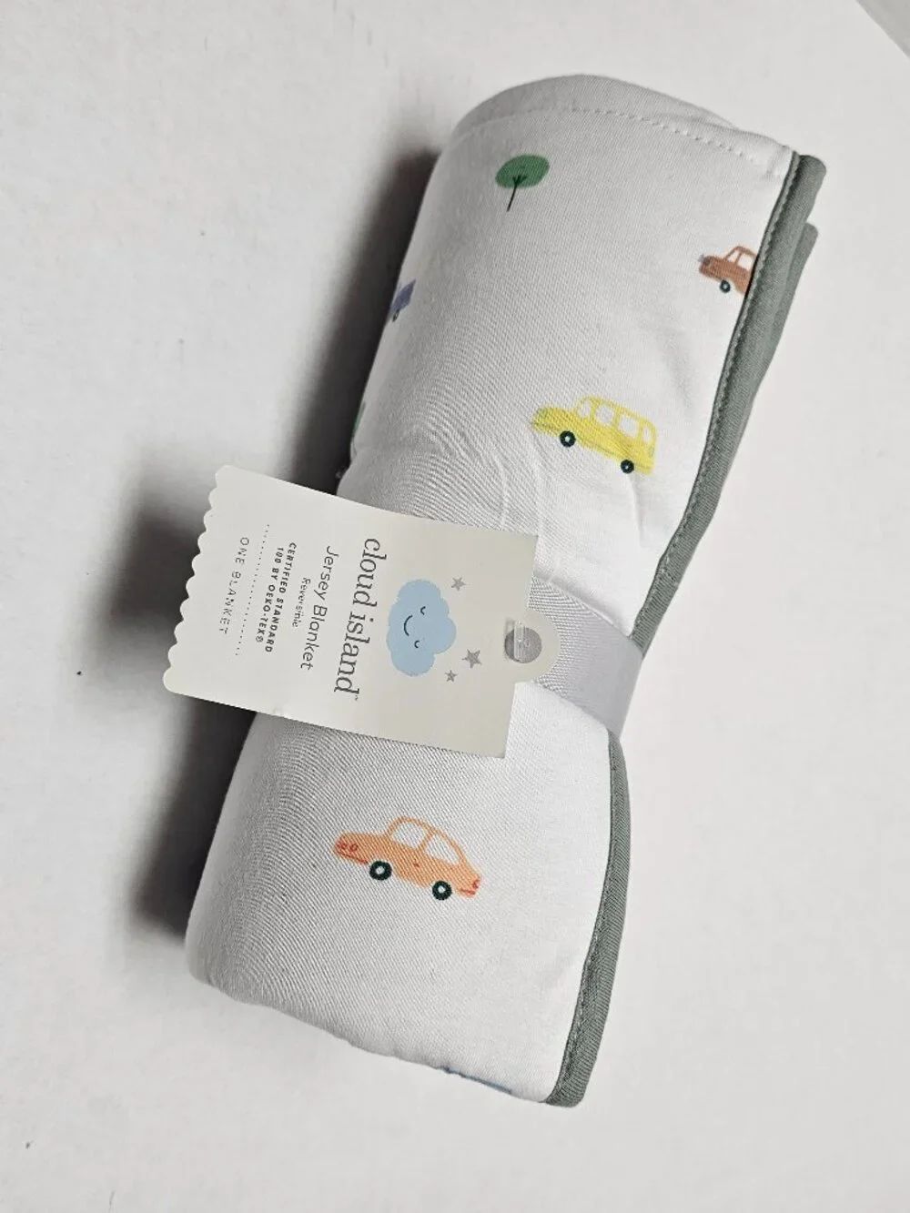 New Cloud Island Target Baby Boy Jersey Blanket Multi Cars Print Reversable Gift
